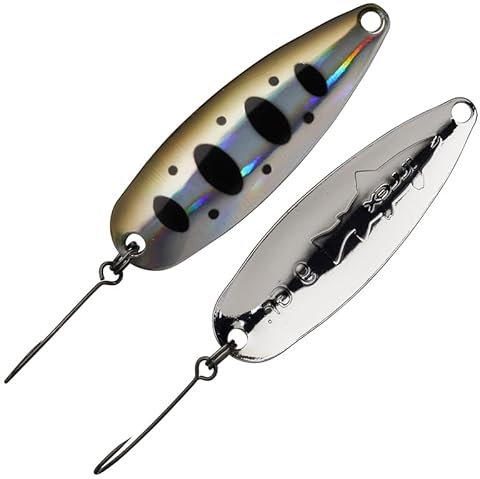 Illex Cuiller Ondulante Cuillère native – 5,8 cm – 14 g – Yamame – Coulant – 16628