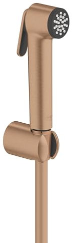 GROHE Tempesta-F Trigger Spray 30 - Kit spruzzatore portatile per WC Shattaf Douche rubinetto per bidet (supporto a parete, doccetta con controllo del grilletto, tubo TwistFree 1,25 m), finitura