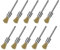 Cepillo Alambre, 10 Piezas Cepillo Taladro de 3 mm Pequeño Cepillo de Alambre Cepillo Metalico Limpieza Mini Cepillo De Latón para Limpieza de Lijado y Desbarbado