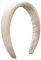 Alpenflüstern Trachten-Haarreif Babycord - Damen Haarschmuck, Haarband rutschfest fürs Dirndl (creme-weiß) ADV151