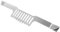 BESPORTBLE Piège À Graisse Grill Barbecue Pièces De Rechange Porte-Graisse Support De Spatule Bloc De Tamis À Mailles Alimentaires pour Plaque Chauffante Barbecue Support De Fixation De