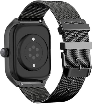 KMKJSH Métal Bracelets pour Ice-Watch (1,85) 22mm Bracelet de Montre, Milanais Maille Femme et Homme avec Fermoir Réglable en Acier Inoxydable Bande de Rechange avec Ice-Watch (1,85) 22mm Sangle (3)