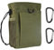 EHDWXVZM 1 Borsa Portaoggetti con Coulisse E 2 Moschettoni Neri, Borsa da Alpinismo, Borsa Portaoggetti Multifunzionale, Borsa per Cellulare, Borsa Portaoggetti Portatile