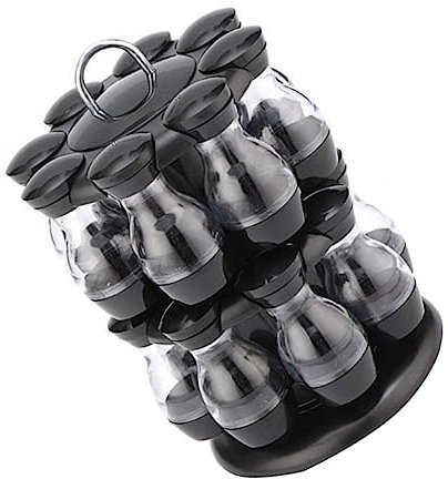 Amosfun Ensemble De Pots Dassaisonnement Scellés Avec Support De 16 Pièces Pour Un Accès Facile