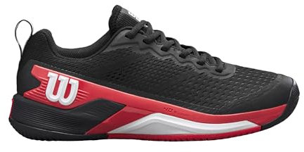 Wilson Herren Rush PRO 4.5 Tennisschuh, Black/Infrared/White, 40 EU