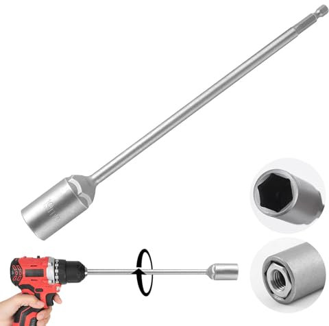 TLDNZXY Wohnwagen Kurbel für Akkuschrauber,Verlängerung Kurbel Mit 19mm Nuss für Kurbelstützen Länge 25cm, für Wohnwagen und Wohnmobile,elektrische Handbohrmaschine