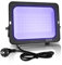 JBdusn 50W LED Luz Negra, lámpara blacklight IP66 impermeable, 395-400nm UV spotlight con enchufe, Luces Ultravioleta UV floodlight fluorescente de fiesta para Halloween acuario bar colores de neón