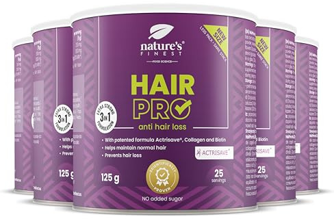 Nature’s Finest Hair Pro, 625g - 3-in-1 Formel mit Biotin, Kollagen & Zink für Haarwachstum, Follikelstärkung & Antioxidativen Zellschutz - Laborgeprüft, ohne Künstliche Zusätze