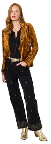 Joe Browns Women's Velour Leaf Print Jacket