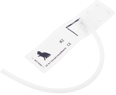 Blutdruckmanschette für Haustiere und Katzen aus Vliesstoff | Ersatzmanschette für Tierarztzubehör, Geeignet für Hund und Katze, Komfortabel und Zuverlässig, Medizinische Standards