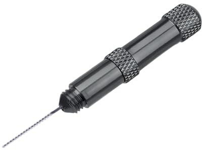 Dualoai de Modélisme Polyvalente, Compacte et Robuste, Petite Lime de Précision pour Le Travail des Métaux, Outil de Micro-limage pour La Sculpture, Noir 0.7 Mm