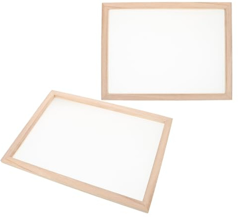 jojofuny 2stücke Holzrahmen für Papierherstellung DIY-papierform mit Sieb Geeignet für Trockenblumen-Kunst und Heimdekoration