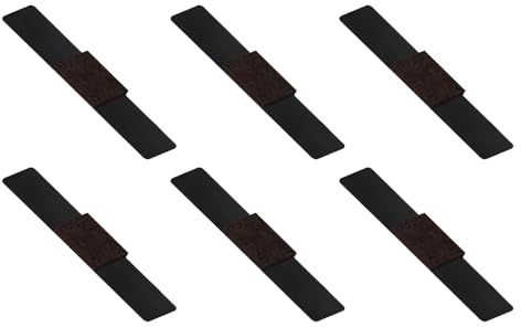 6-teiliges Stuhlbeinpolster mit rutschfestem Design und Stoßdämpfung, Möbel Bodenschutz Set für Schaukelstühle und Sofas, Geräuschreduzierungspolster