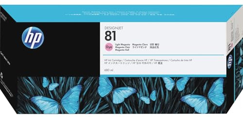 HP 81 - C4935A - 1 x Light Magenta - Print cartridge - For DesignJet 5000, 5000ps, 5000ps uv, 5000uv, 5500, 5500mfp, 5500ps