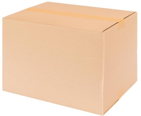verpacking Faltkartons 395 x 295 x 290 mm Braun (Außenmaß 400 x 300 x 300 mm) variable Höhe bei 100/200 mm KK 100 1-wellig Versandkarton DHL Paket DPD GLS Hermes Paket Karton (100 Stück)
