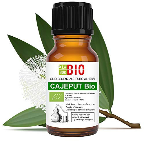 CajeputÖl Bio Ätherisches Öl 100% Reines 10 ml - Aromatherapie Kosmetik Therapeutische - Laborbio
