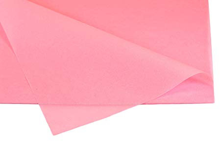 Creativery Seidenpapier - Tissue Papier 50 x 75cm 10 Bögen Gestalten Dekorieren Vepacken bunt Farbe Hellrosa 150