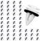 Türverkleidungs Clips, Fydun Innenausstattung Tür Verkleidung Clips Vorne und Hinten Befestigungshalter Nietensatz 51418224768 51410407984 51417262188(50pcs)