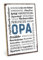 TypeStoff Holzschild mit Spruch – OPA WORDCLOUD – im Vintage-Look mit Zitat als Geschenk und Dekoration - HS-00586