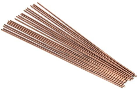 Ausla Varillas de Alambre de Soldadura, 20 Piezas de Alambre de Soldadura de Cobre Fosforoso Redondo de 2,5 Mm Fáciles de Instalar Y Quitar para la Industria de Instrumentos Electromecánicos