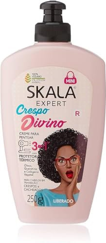 -SKALA EXPERT - Conditioning Crespo Crespo Divino 3in1-250ml- 100% vegan - Für Frizz verleiht dem Haar Volumen und Glanz