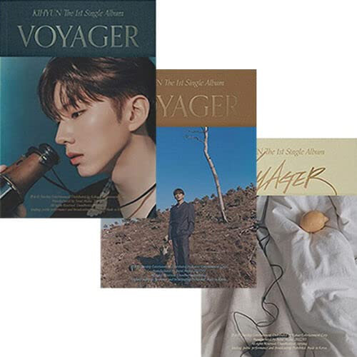 MONSTA X KIHYUN [ VOYAGER ] 1st Single Album ( VOYAGER / SOMEWHERE / THE 1ST JOURNEY - RANDOM Ver. ) ( CD+PRE-ORDER ITEM+Photo Book+Photo Card+Photo Sticker+Book Mark )