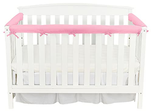 Babybett Kantenschutz, 3er Set Bettkantenschutz Stoßstange Weiche Bettgeländer Anti-Kollisions Streifen Anti-Biss Mikrofaser Polyester Gepolstertes Bettschlange Kantenschutz und Eckenschutz