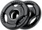 PhysKcal Olympische Hantelscheiben 2 x 1,25kg | Ø50 mm Bohrung| Hochwertiges Gummi-Finish | Schwarze Hantelscheiben für Krafttraining | Robuste Gusseisen-Kern Gewichte Set für Langhantel