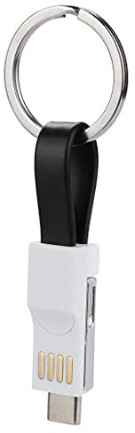 Mini portachiavi 3 in 1, cavo USB, caricatore micro tipo C, cavo dati magnetico