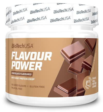 BioTechUSA Flavour Power, Dolcificante in polvere aromatizzato a base di sucralosio senza zuccheri aggiunti, senza glutine, con inulina, 160 g, Cioccolato