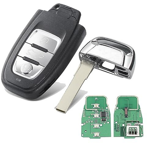 868MHZ 3 Buttons Car Key Fob For Audi A4 A5 Q3 Q5 S5 S6 S7 Key Fob FCCID:8T0959754D ID46 Chip