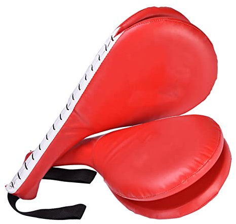 RiToEasysports Mitaine de Cible de karaté de Taekwondo de Boxe, Mitaine de Boxe d'art Martial de Taekwondo de Double Coup de Pied pour Le karaté, Coup de Pied de Muay Thai, Sparring
