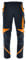 KEILOR Flexible Arbeitshose Herren Arbeitshose mit Kniepolstertaschen Langlebig und komfortabel Ideal für schwere Arbeiten Arbeitshose Herren Unisex (Schwarz/Orange, 60)