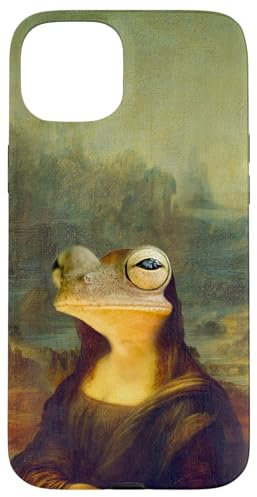 Funny Frog Art Parody Graphic Case for iPhone 15 Plus