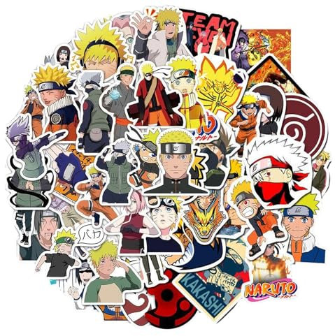 Yuqilin 100 Stück Anime Wasserdicht Sticker, Anime Sticker, Aufkleber Sticker Set für Auto Laptop Motorrad Skateboard Fahrrad Wohnmobil, Personalisierte Aufkleber für Erwachsene Kinder