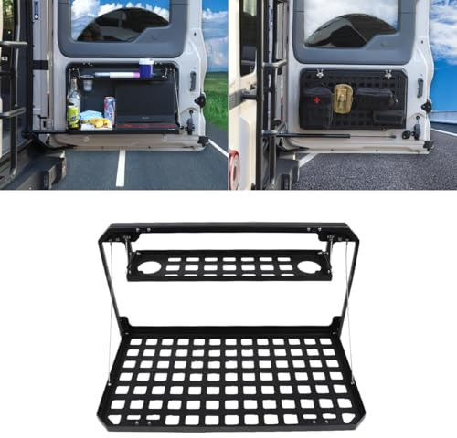 JONKOKO Heckklappentisch aus Aluminiumlegierung, klappbar, kompatibel mit Grenadier 2020–2024, Auto-Camping, Ladungsregal, Tisch