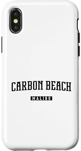 iPhone X/XS Carbon Beach Malibu Case