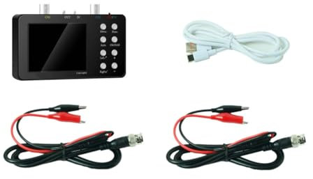 ClAZTyict Digital Oscilloscope Dual-Channel 50M Sampling Rate 10M Analogue Bandwidth 6A Current Waveform Measurement A