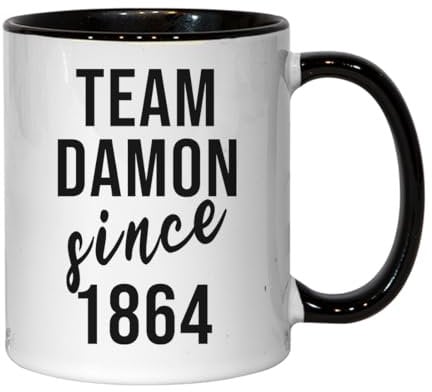 Team Damon Since 1864 Ceramic Tea Coffee Mug Black