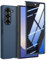 Doeshine Coque pour Samsung Galaxy Z Fold 6 avec Mag Safe, [Protection D'écran Privacy], Ultra Mince Hard PC Antichoc Protection Bumper Etui Housse Samsung Galaxy Z Fold 6 5G 2024 (Bleu)