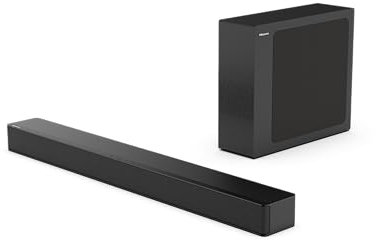 Hisense Barre de Son 2.1 CH 240W H210 - DTS Virtual X, Caisson de Basse sans Fil, HDMI Arc, Bluetooth, Noir