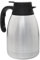 Isolierkanne aus Edelstahl 1,5l oder 2l Thermoskanne Kaffee isolierte Kaffeekanne Gastro Kaffeekaraffe Kaffespender auch für Camping & HLKauf-Block (Isolierkanne Einhand 1,5L & HLKauf-Block)
