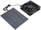 6W 12V Kit de Ventilateur de Panneau Solaire pour Poulaillers, Serres, Maisons pour Animaux de Compagnie, Véhicules Récréatifs, avec Panneau Solaire en Silicium Polycristallin,
