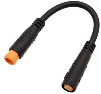 YUYUEMI 3-poliges E-Bike-Adapterkabel für Gas-/Bremse/Gang-Sensor, E-Bike-Anschlusskabel, 13,2 cm, Verlängerungskabel für Elektrofahrräder (Buchse auf Stecker)