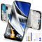 Kit de montaje de pantalla LCD para Xiaomi Redmi Note 12 4G para Redmi Note 12 4G LCD Display Touch Screen 23021RAAEG 23021RAA2Y 23027RAD4I (negro con marco)