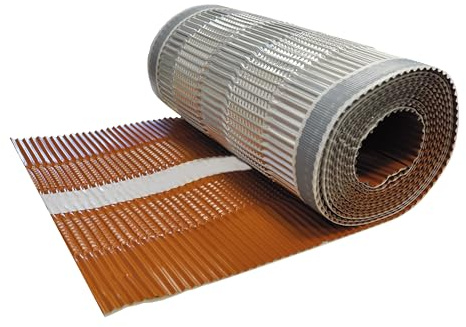 Green-Fast Alu-Rollfirst 310mm x 5m in der Farbe: Rot - Atmungsaktiv, Dachfirst Rolle für Ziegel & Pfannen, Universell Anpassbar, UV-Beständig, Lüftungsband Firstrolle & Wetterfest