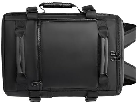 Générique Laptop Backpack, Waterproof Business Work Bag, Ampia Capacity Daypack, Padded Laptop Compartment, Ideal for College, Travel, Studenti, Tablet, Headphone, Daily Commute Black