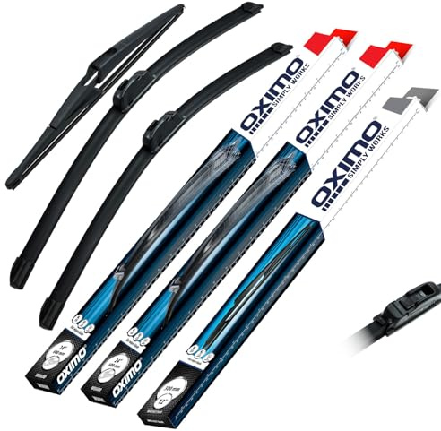OXIMO Scheibenwischer für Opel Insignia 1 I A Kombi 2009-2017 | Front und Heckscheibenwischer, 3er Set Wischerblätter - links 600 mm, rechts 450 mm, hinten 300 mm
