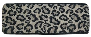 Faera Damen Stirnband mit Leopardenmuster für den Winter