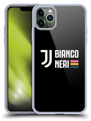Head Case Designs Offizielle Juventus Football Club Bianco Neri Grafik-Sammlung Gelhülle [Militärischer Schutzgrad] Kompatibel Mit Apple iPhone 11 Pro Max Und Kompatibel Mit MagSafe